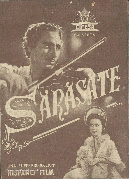 Sarasate - Spanish poster