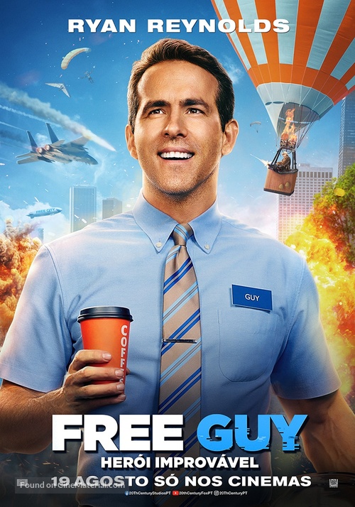 Free Guy - Portuguese Movie Poster