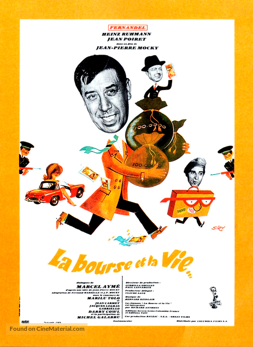 La bourse et la vie - French Movie Poster