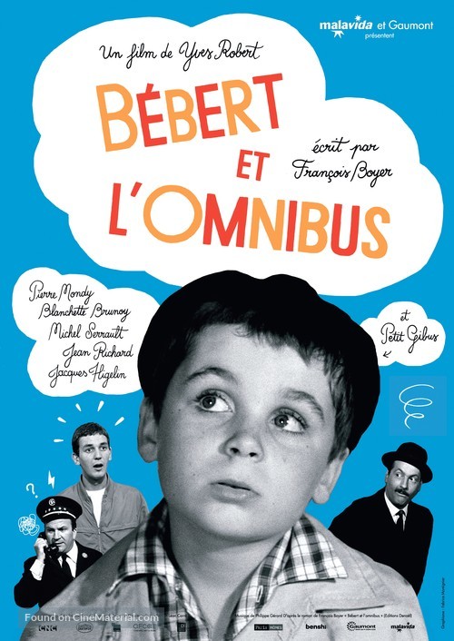 B&eacute;bert et l&#039;omnibus - French Re-release movie poster