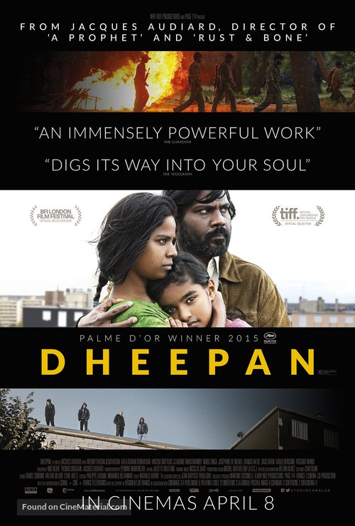 Dheepan - British Movie Poster