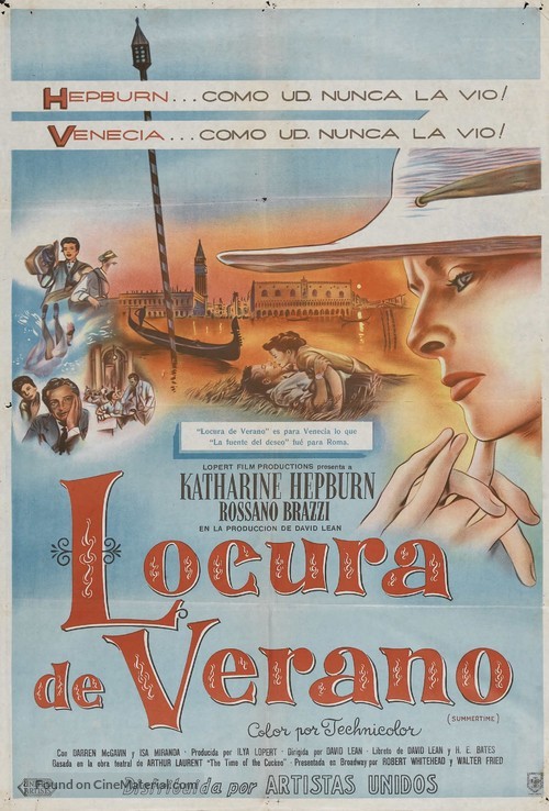 Summertime - Argentinian Movie Poster