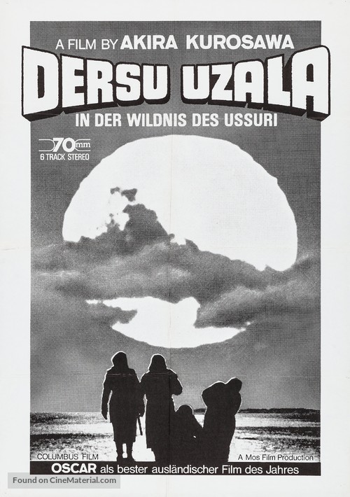 Dersu Uzala - German Movie Poster