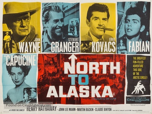 North to Alaska - British Movie Poster