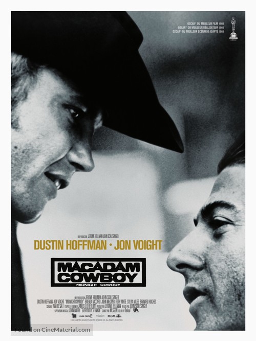 Midnight Cowboy - French Re-release movie poster
