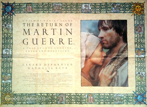 Le retour de Martin Guerre - British Movie Poster