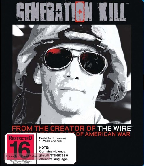 &quot;Generation Kill&quot; - New Zealand Blu-Ray movie cover