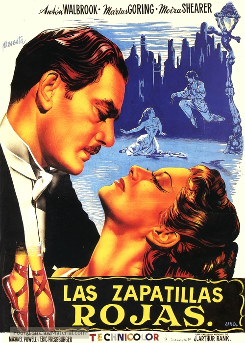 The Red Shoes - Spanish Movie Poster