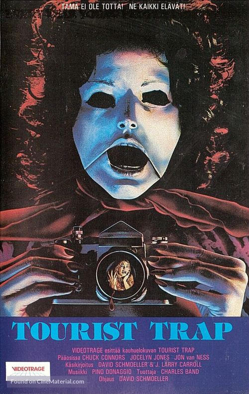 Tourist Trap - Finnish VHS movie cover