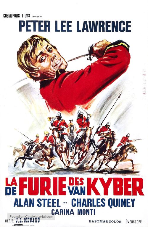 La furia dei Khyber - Belgian Movie Poster