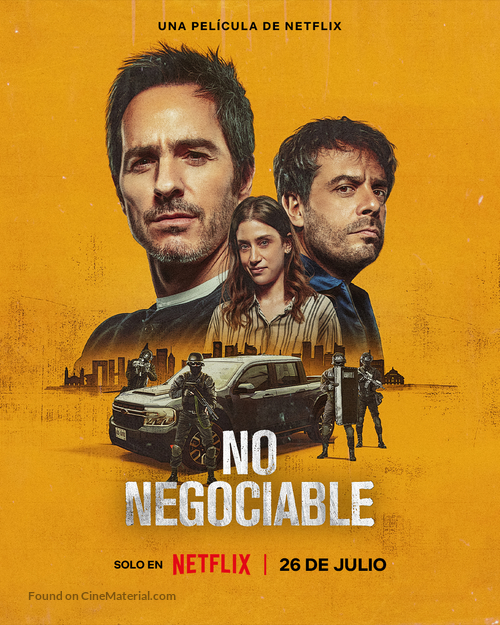 No Negociable - Mexican Movie Poster