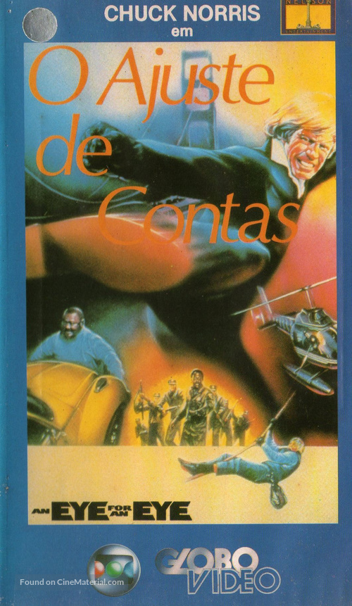 An Eye for an Eye - Brazilian VHS movie cover