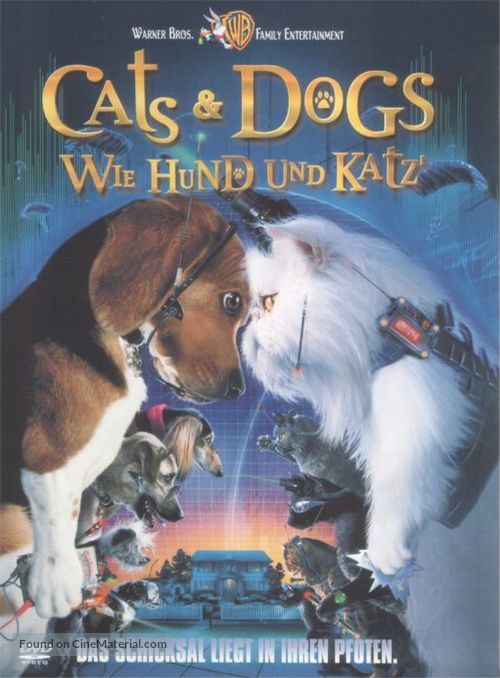 Cats &amp; Dogs - German DVD movie cover