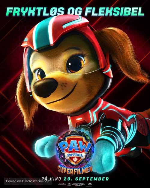 PAW Patrol: The Mighty Movie - Norwegian Movie Poster