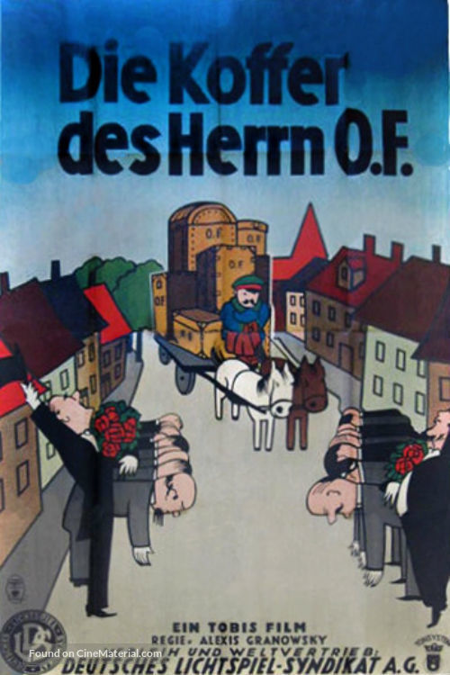 Die Koffer des Herrn O.F. - German Movie Poster