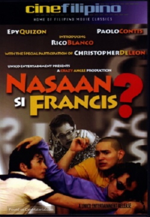 Nasaan si Francis? - Philippine DVD movie cover