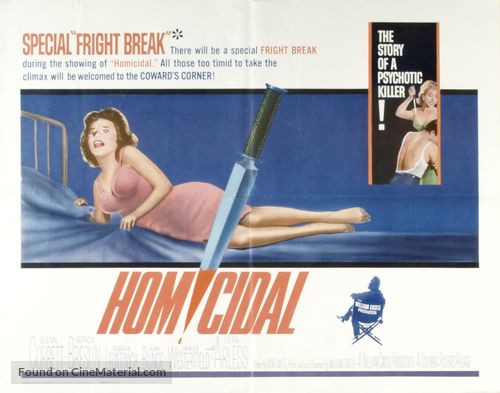 Homicidal - Movie Poster