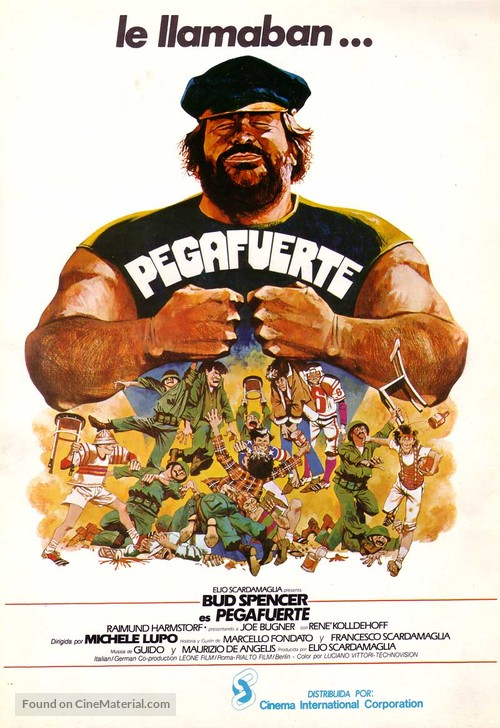Lo Chiamavano Bulldozer - Spanish Movie Poster