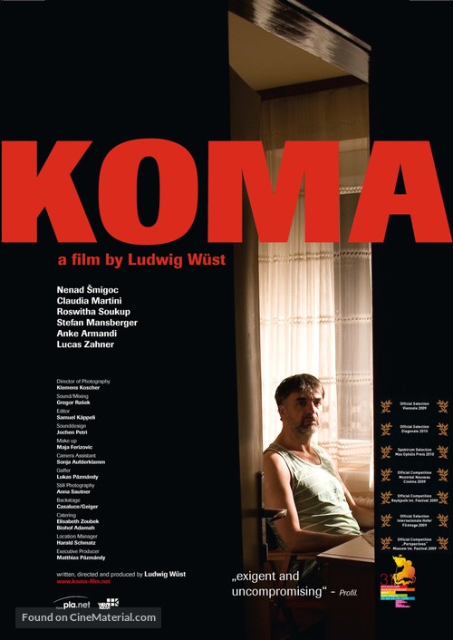 Koma - Austrian Movie Poster