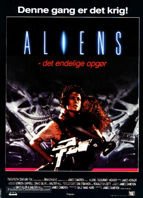 Aliens - Danish Movie Poster