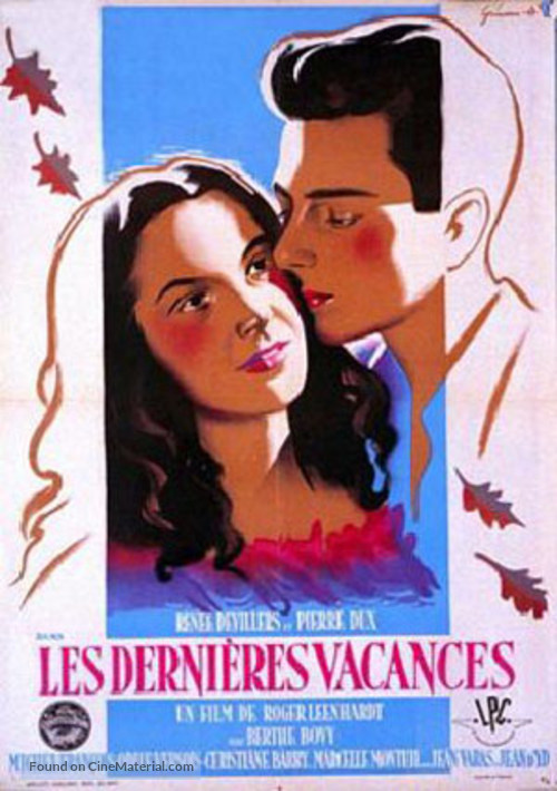 Derni&egrave;res vacances, Les - French Movie Poster