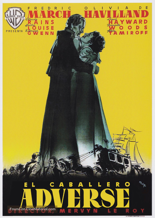 Anthony Adverse - Spanish Movie Poster
