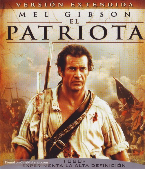 The Patriot - Spanish Blu-Ray movie cover