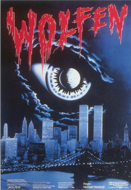 Wolfen - German Movie Poster