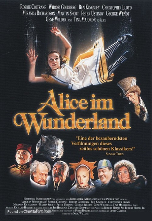Alice in Wonderland - German Movie Poster