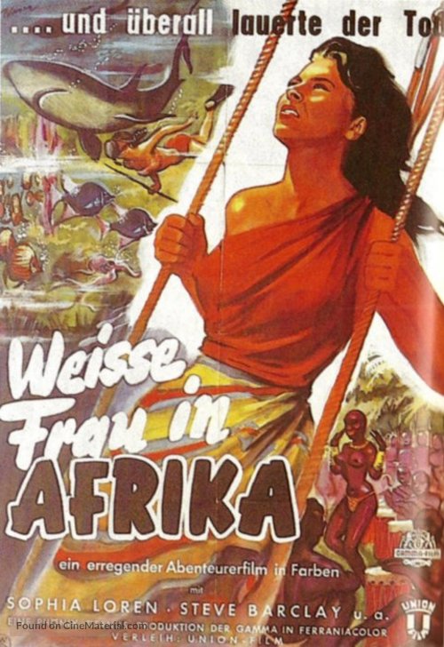 Africa sotto i mari - German Movie Poster