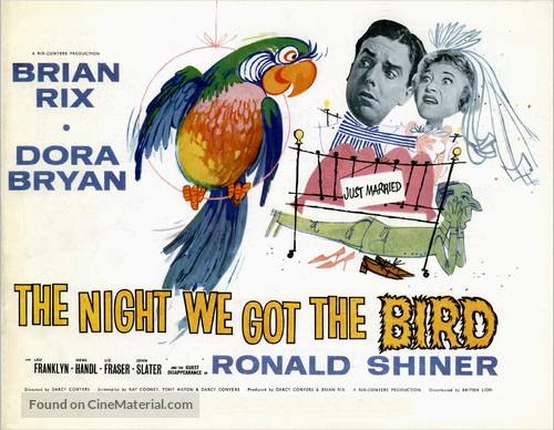 The Night We Got the Bird - British Movie Poster