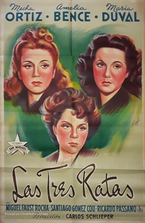 Las tres ratas - Argentinian Movie Poster