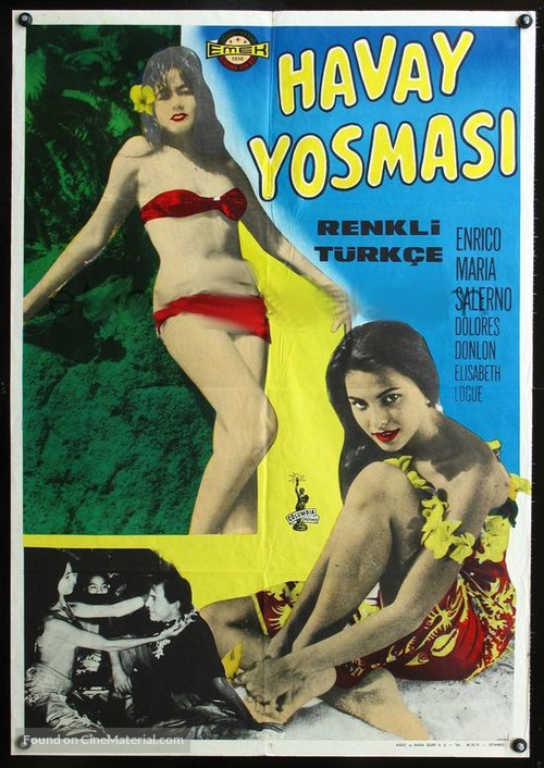 Odissea nuda - Turkish Movie Poster