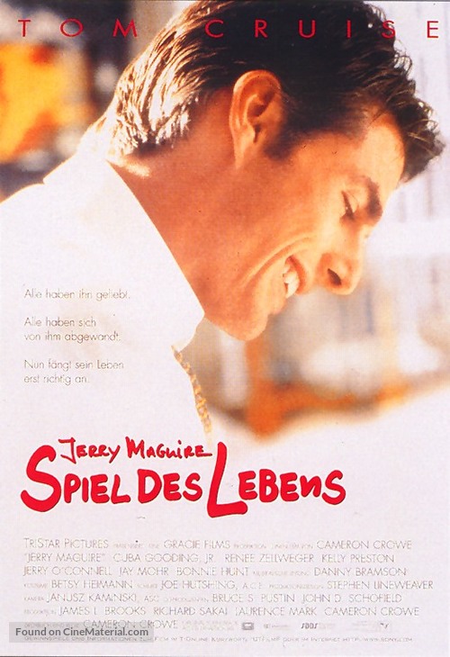 Jerry Maguire - German Movie Poster