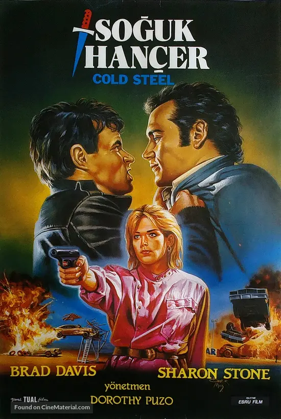 Cold Steel 1987 Turkish Movie Poster