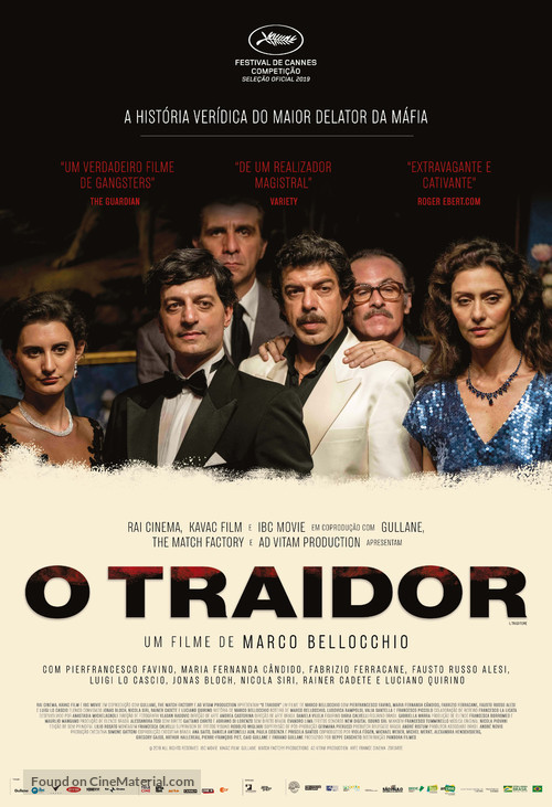 Il traditore - Brazilian Movie Poster