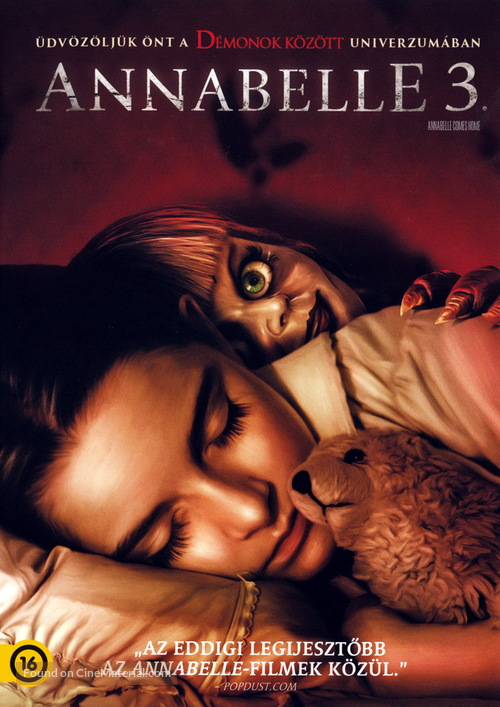 Annabelle Comes Home - Hungarian DVD movie cover