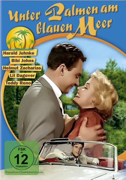 Unter Palmen am blauen Meer - German DVD movie cover