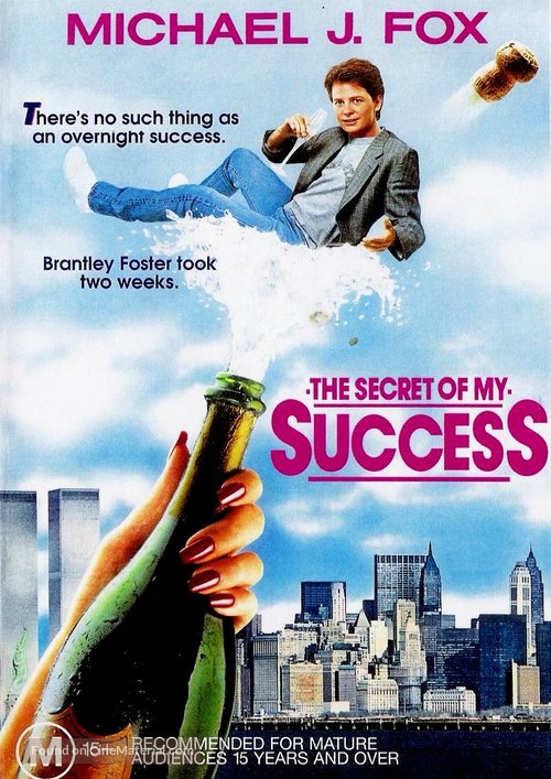 The Secret of My Success - Australian Movie Cover