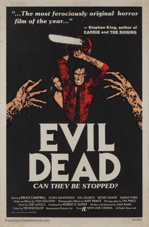 The Evil Dead - Movie Poster