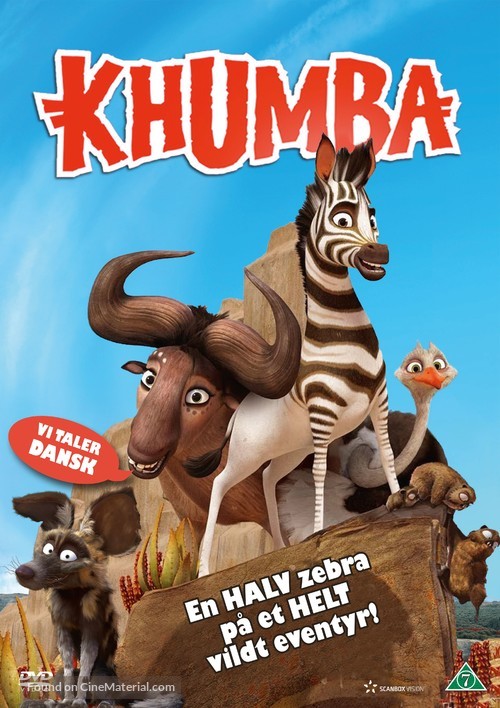 Khumba - Danish DVD movie cover