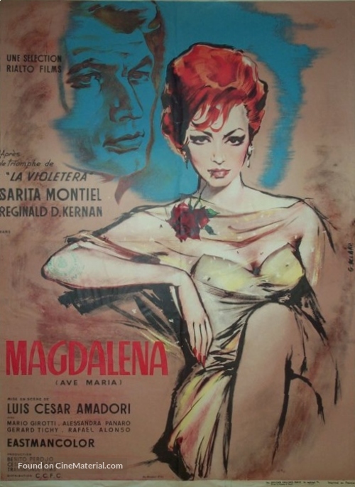 Pecado de amor - French Movie Poster