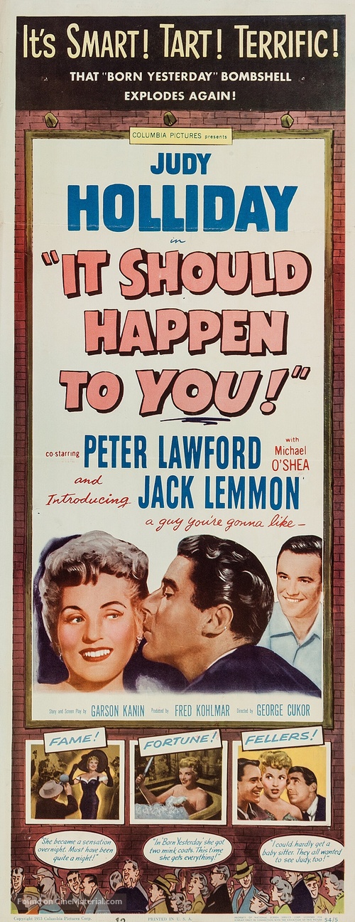 It Should Happen to You - Movie Poster