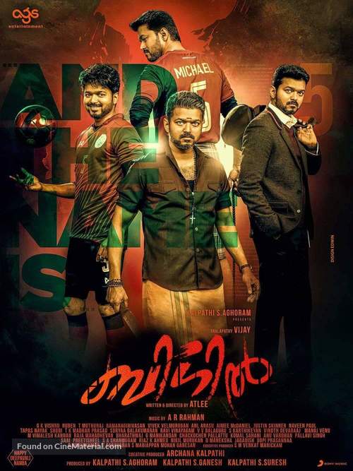 Bigil - Indian Movie Poster