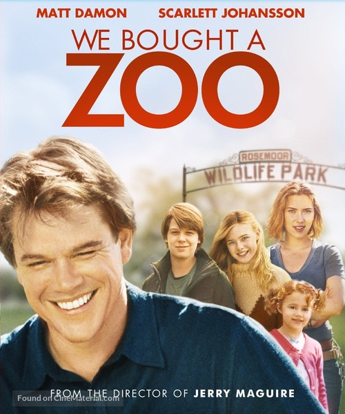 We Bought a Zoo - Blu-Ray movie cover