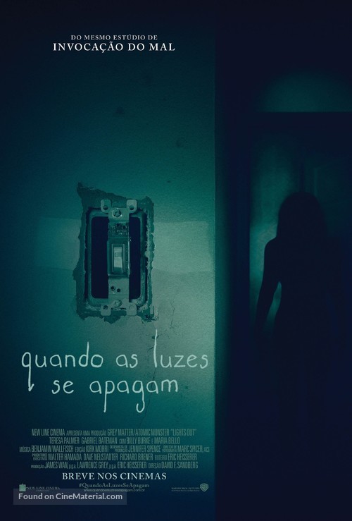 Lights Out - Brazilian Movie Poster