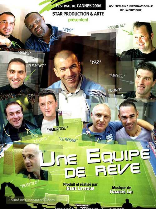 Une &eacute;quipe de r&ecirc;ve/Zidane&#039;s Dream Team - French poster