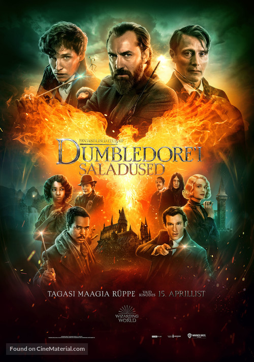 Fantastic Beasts: The Secrets of Dumbledore - Estonian Movie Poster