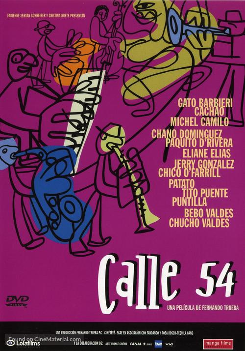 Calle 54 - Spanish DVD movie cover