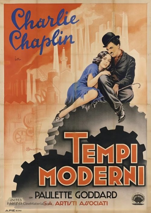 Modern Times - Italian Movie Poster
